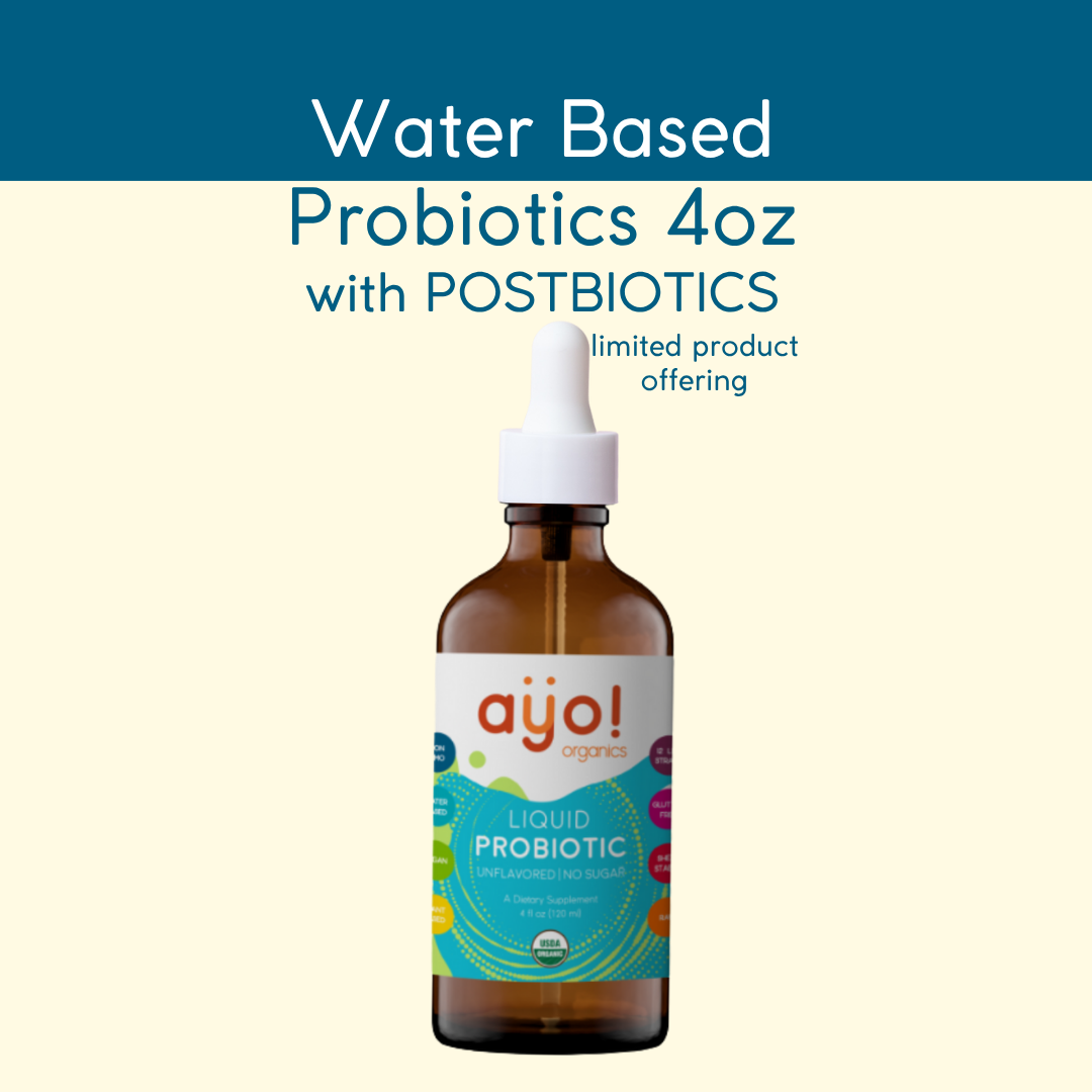 Organic Liquid Probiotics Drops with POSTBIOTICS - (4oz)
